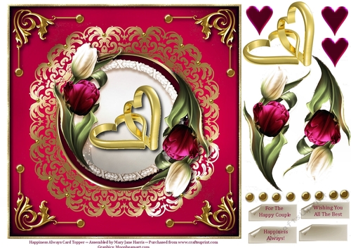 Happiness Always Card Topper 