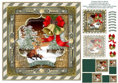 Christmas Critter Fox Mini Kit 