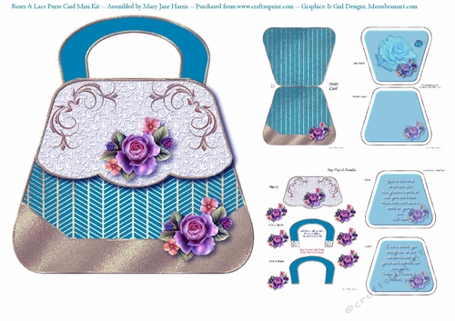 Roses & Lace Purse Mini Kit 2