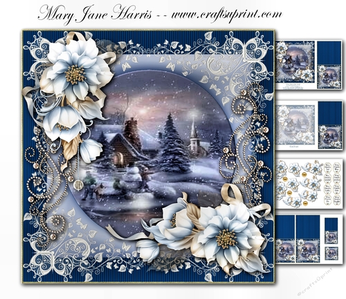 Snowy Christmas Village Mini Kit