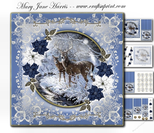 Snow for Christmas Deer Mini Kit