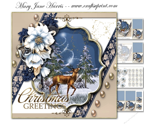 Magical Christmas Greetings Mini Kit