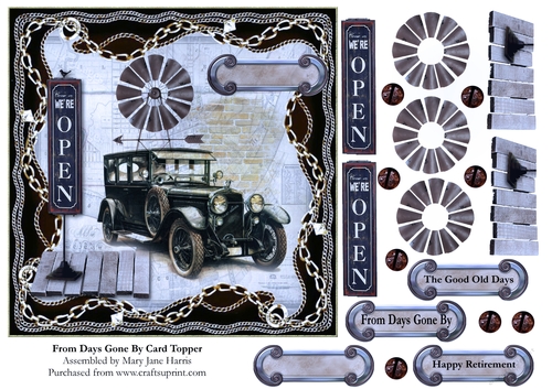 From Days Gone By Village Card Topper 2