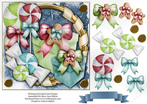 Christmas Goodies Card Topper 