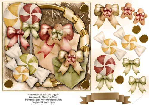 Christmas Goodies Card Topper 2
