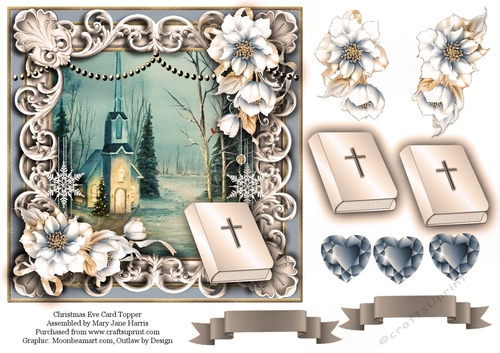 Christmas Eve Card Topper