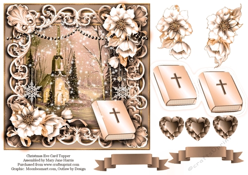 Christmas Eve Card Topper 2