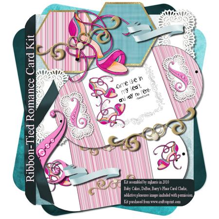 Ribbon-tied Romance Card Kit