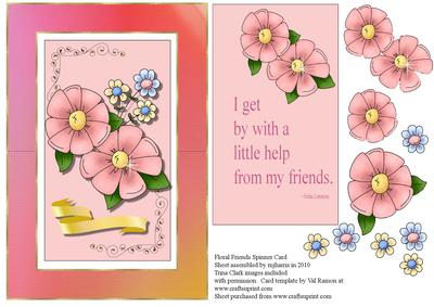 Floral Friends Spinner Card