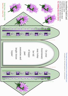 Accordian Fold Card (acc 12)