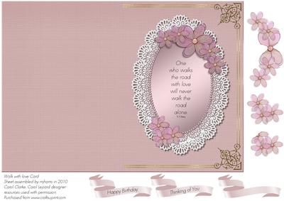 Walk with Love Card