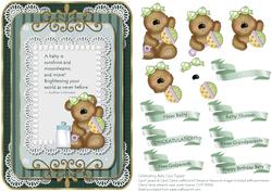 Celebrating Baby Card Topper