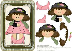 Pretty Woman in Pink Topper