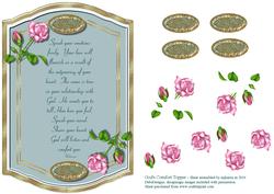 God's Comfort Card Topper