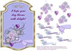 Blooms with Delight Topper