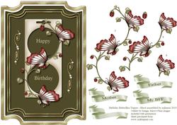 Birthday Butterflies Topper