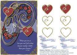 Romance of the Heart Card Topper