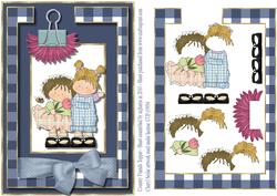 Country Friends Card Topper