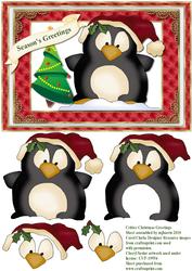 Critter Christmas Greetings Topper