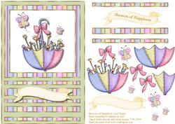 Showers of Happiness Card Topper