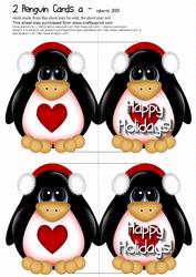 2 Penguin Cards A