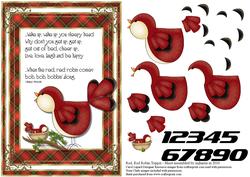 Red, Red Robin Card Topper