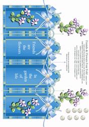 Friends and Flowers Four Fold