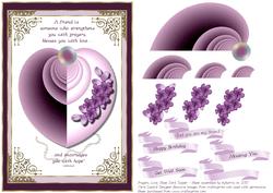 Prayers, Love, Hope Card Topper