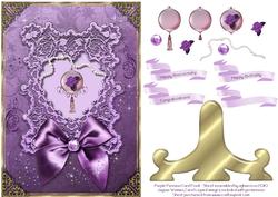Purple Passion Card Front & Stand