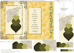 Life is a Journey Foldback Card