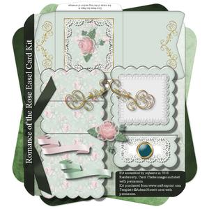 Romance of the Rose Easel Card Kit