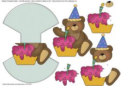 Birthday Bear Wobble Card