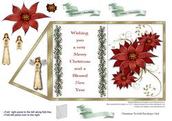 Christmas Tri-fold Envelope Card