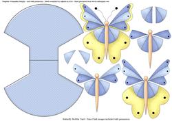 Butterfly Wobble Card