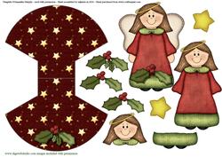 Angel of Christmas Wobble Card