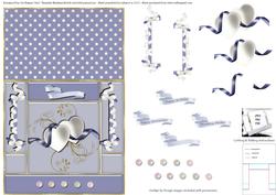 Romance Pop Out Stepper Card