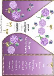 Floral Anniversary Tear Drop