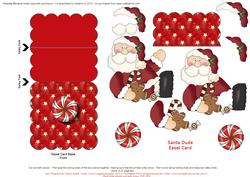 Santa Dude Easel Card