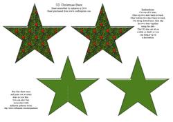 3D Christmas Star - 3