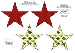 3D Christmas Star - 6