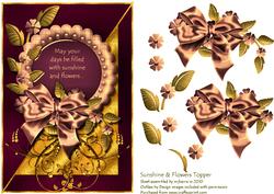 Sunshine & Flowers Topper - 2