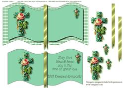 Green Book Sympathy Card