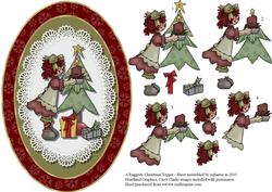 A Raggedy Christmas Card Topper