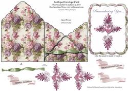 Scalloped Envelope Card - Sympathy
