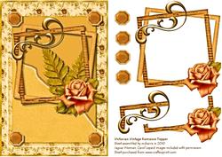 Victorian Vintage Romance Topper - 3