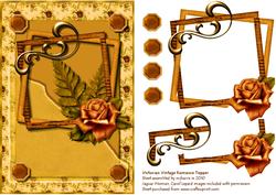 Victorian Vintage Romance Topper - 5