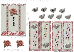 4 Bookmarks & Bookmark Envelope - Read