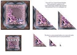Roses & Lace Corner Pyramid Stacker 2