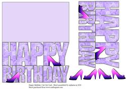 Happy Birthday Cut-out Card