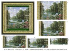 By the Lake Pyramid in the Middle Card Topper
